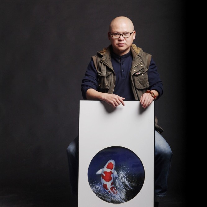 劉金明（國瓷紅葉畫院高級(jí)畫師）